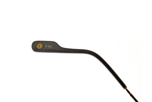 New Alain Delon Paris AD-pyrite C101 22KGP 80s Vintage Gold Rimless Eyeglasses - Picture 8 of 8