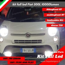 kit full led Fiat 500L 10000lumen SUPER CANBUS  PLUG AND PLAY 