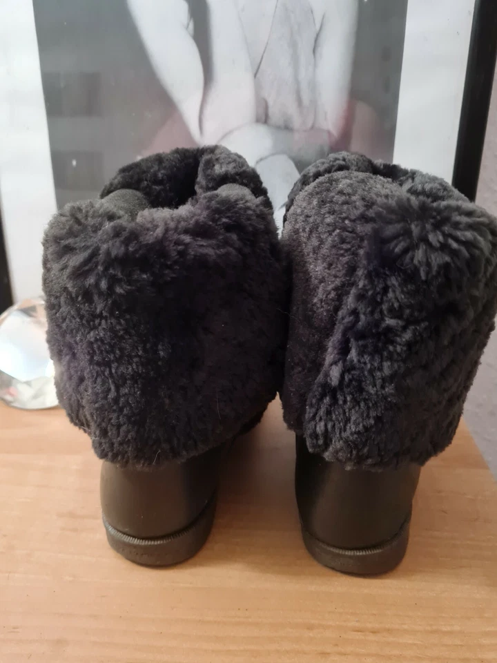 DAMEN STIEFEL 3 in 1 ECHTES LAMMFELL ECHTES LEDER 38  PELZ ELEGANCE WARM BEQUEM9 - Bild 4 von 4