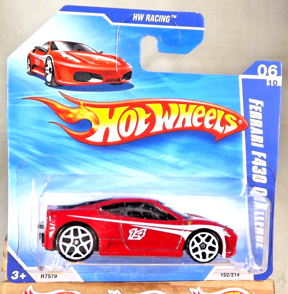 2010 Hot Wheels #152 HW Racing 6/10 FERRARI F430 CHALLENGE