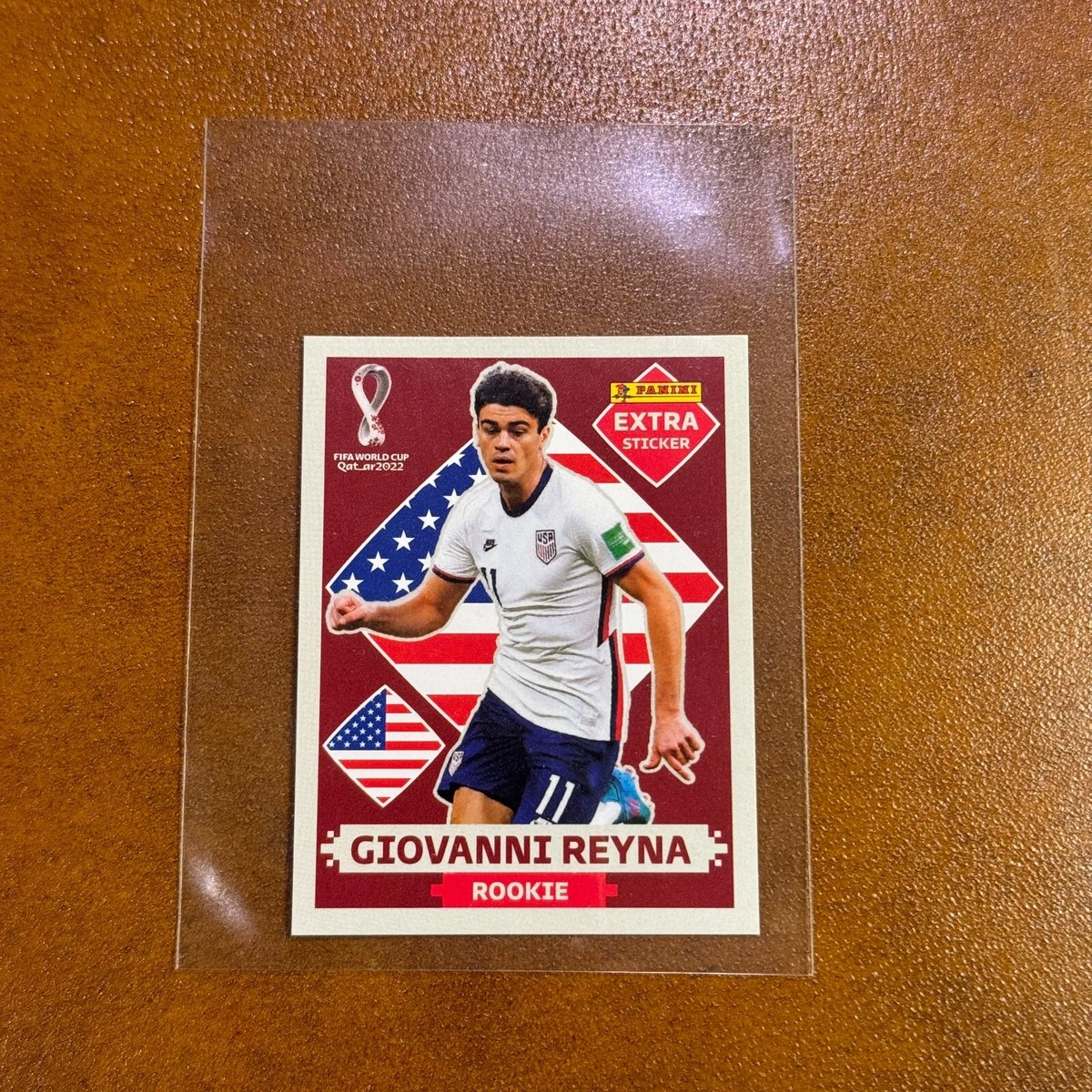 世界1枚限定！PANINI 1of1 REYNA レイナ ジャージカード Giovanni Reyna ROOKIE Extra 2022 Panini World Cup Sticker Qatar