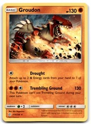 Groudon 113/236 Sun & Moon Cosmic Eclipse Rare