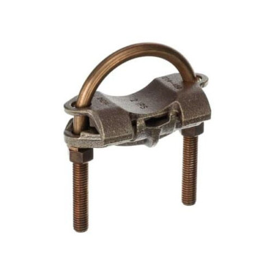 Blackburn GUV2021, 2'', 2 to 2-3/8'' Rod, 4 to 2/0 AWG, Copper, Ground Clamp, 1pc