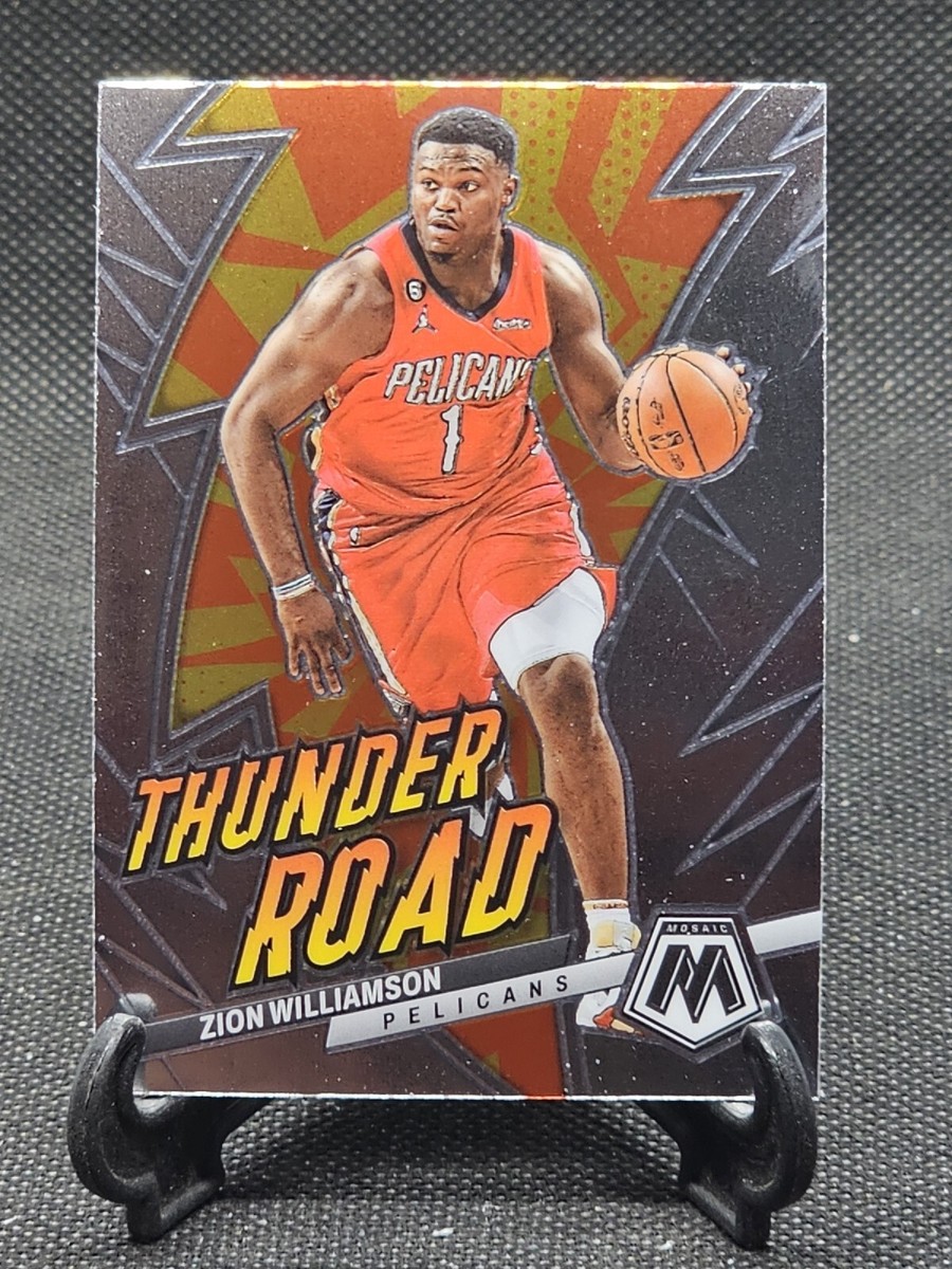 NBAカード　ザックラビーン　13シリ 2022-23 Panini Mosaic ZION WILLIAMSON #13 Thunder Road New