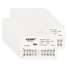 20X AZDENT Roth Slot.022 Hook 345 Dental Orthodontic Metal Bracket Standard USPS