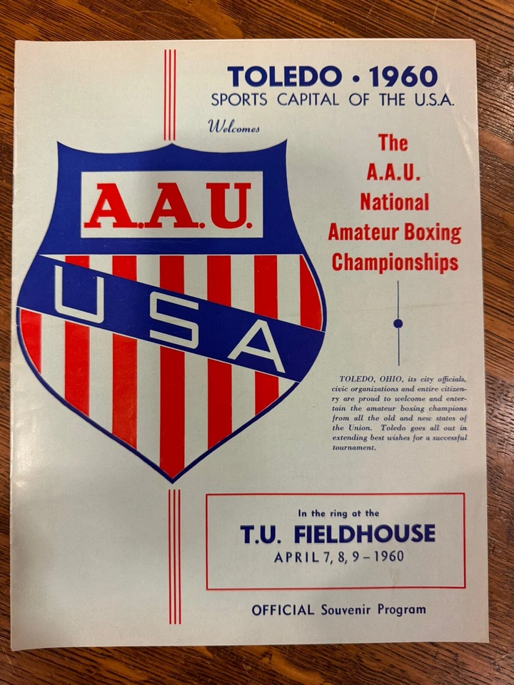 2 Very Rare Cassius Clay (Muhammad Ali) 1959-60 AAU Amateur Boxing Programs - Image 3 of 4