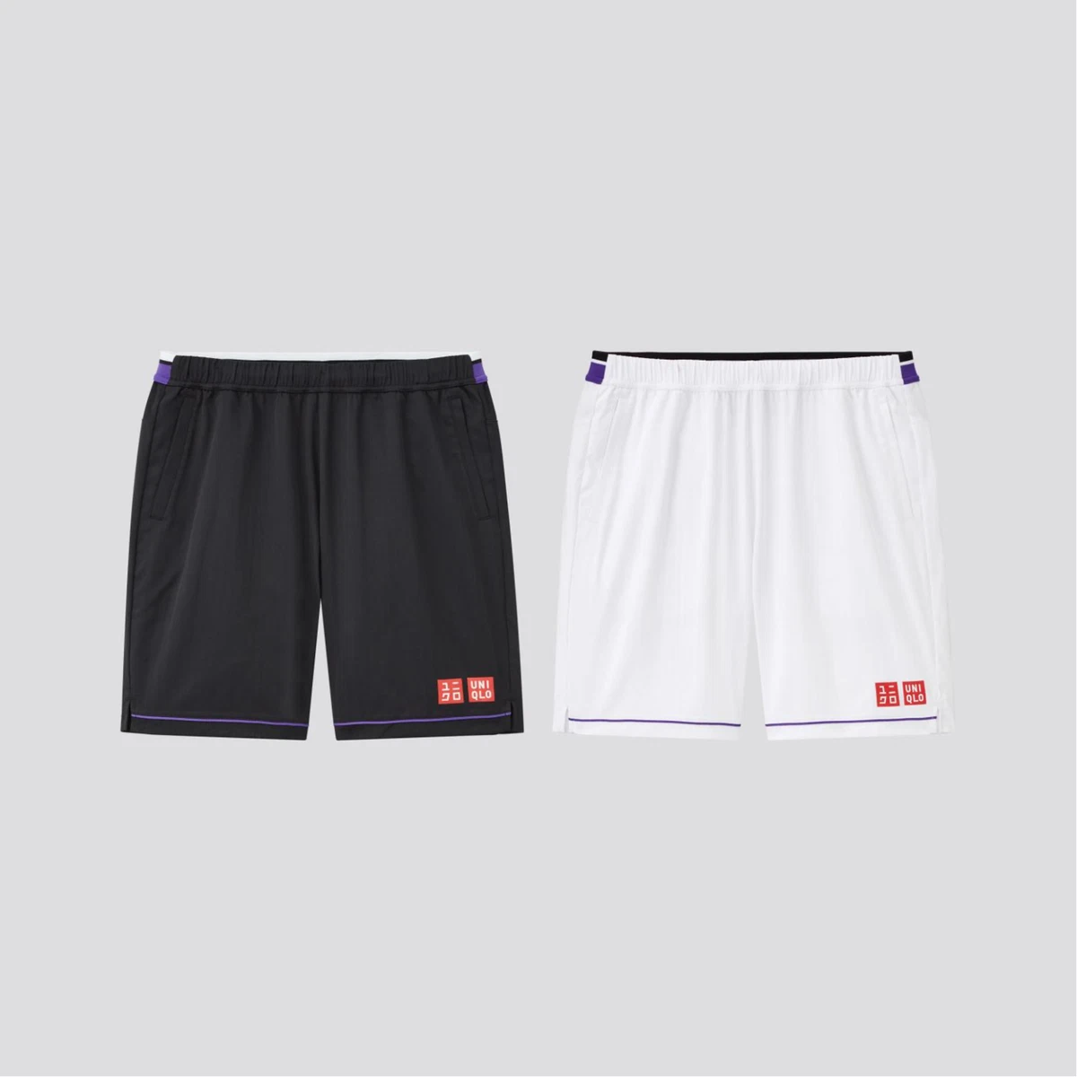 Uniqlo X Roger Federer Men RF DRY Shorts 438279 Tennis Training