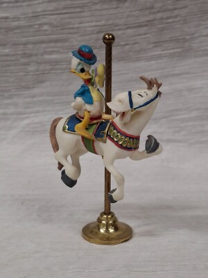 Walt Disney Company Willitts Designs 63032 Donald Duck Figurine Carousel Horse