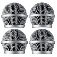 4 Pack PG58 Microphone Grille for Shure BLX24/PG58 Wireless Vocal Handheld mic