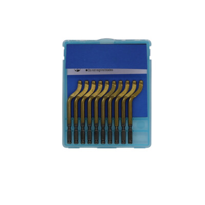 20Pack Metal Deburr Blades, High Speed Steel, Deburring Blades for Copper, Brass