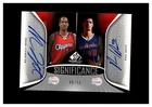 2006-07 SP Game Used Dual Autograph Shaun Livingston Paul Davis 48/50 Clippers