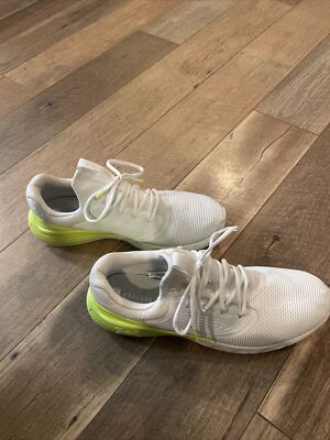 Under Armour Charged Vantage 2 Men's Running Shoes 3024873 107 White/Green Sz 14
