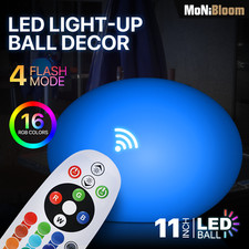 11" LED Egg Shape Lamp Waterproof Color Changing Night Light lighting Home D cor