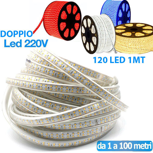 STRISCIA LED STRIP 5050 420 5M IP65 24V RGB LUMINOSISSIMA 3M HONGLI - Foto 5