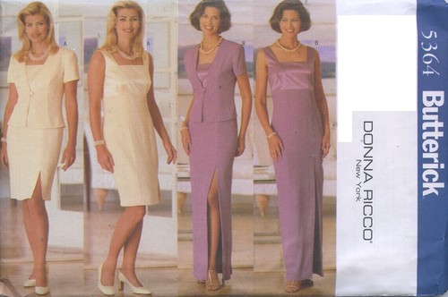 Evas Robe Pull Col Benitier Butterick 5246, robe pull à col bénitier ou corsage