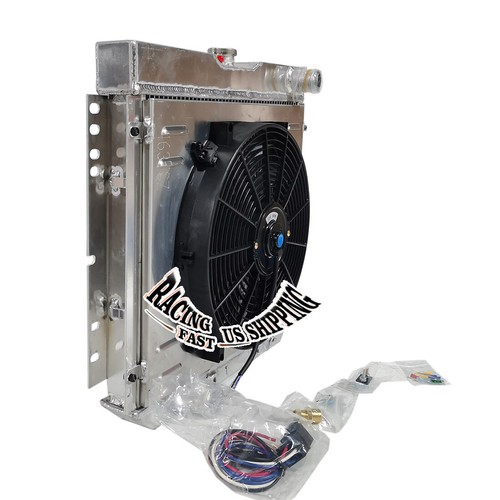 Aluminum Radiator For 1967-1973 Ford Falcon Mustang Fairlane V8 2.8L Fan Shroud - Picture 2 of 7