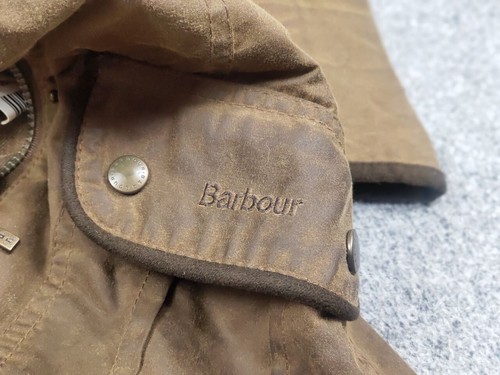 Vintage Barbour ladies utility wax Brown Pocket Jacket L1090 - Picture 10 of 18