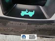 Fits 2018-2025 Jeep Wrangler Rubicon Rim/Wheel Stickers Decals (Set Of 5) W