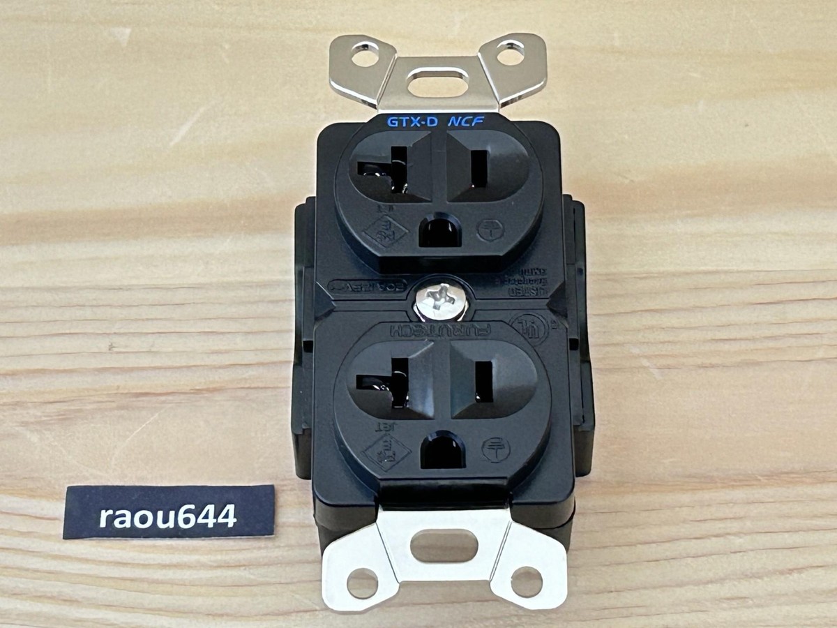 FURUTECH GTX-D-NCF(R) 20A Wall Socket Outlet Rhodium Plated from