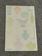 5 Sheets Vintage Mrs Grossmans China Pots Bowls And Cups Stickers