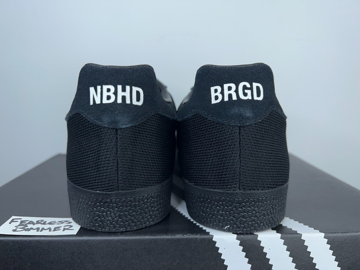Size 10.5 - adidas Neighborhood x Gazelle Super Triple Black