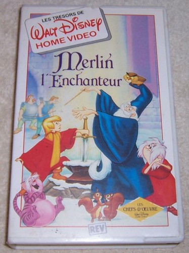 Merlin L Enchanteur Vhs Video Walt Disney French Secam Format Ebay
