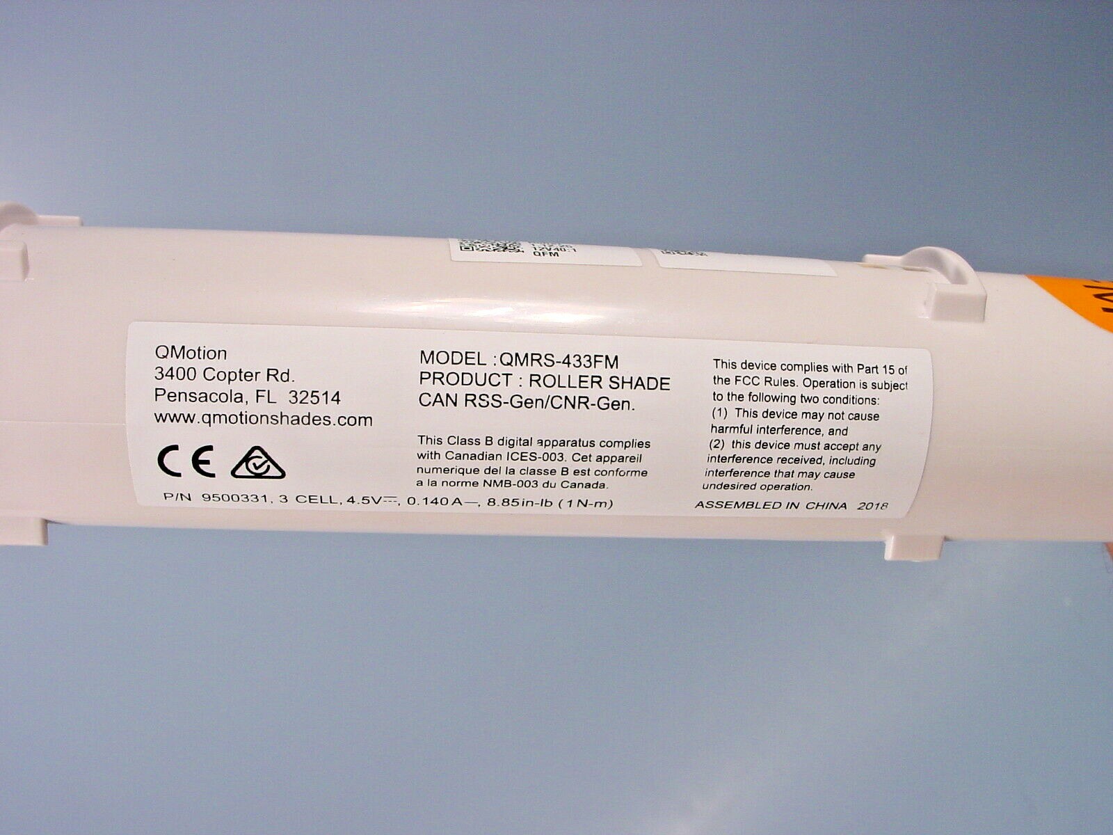 Legrand Qmotion QMRS433FM Battery Motor Control Assembly Replacement