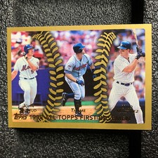 1999 Topps Gold Baseball Card 451 Olerud Martinez Thome 1998 All Topps 1st Base