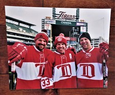 Detroit Red Wings Winter Classic Joe Kocur, Kris Draper, Maltby 8x10 color Photo