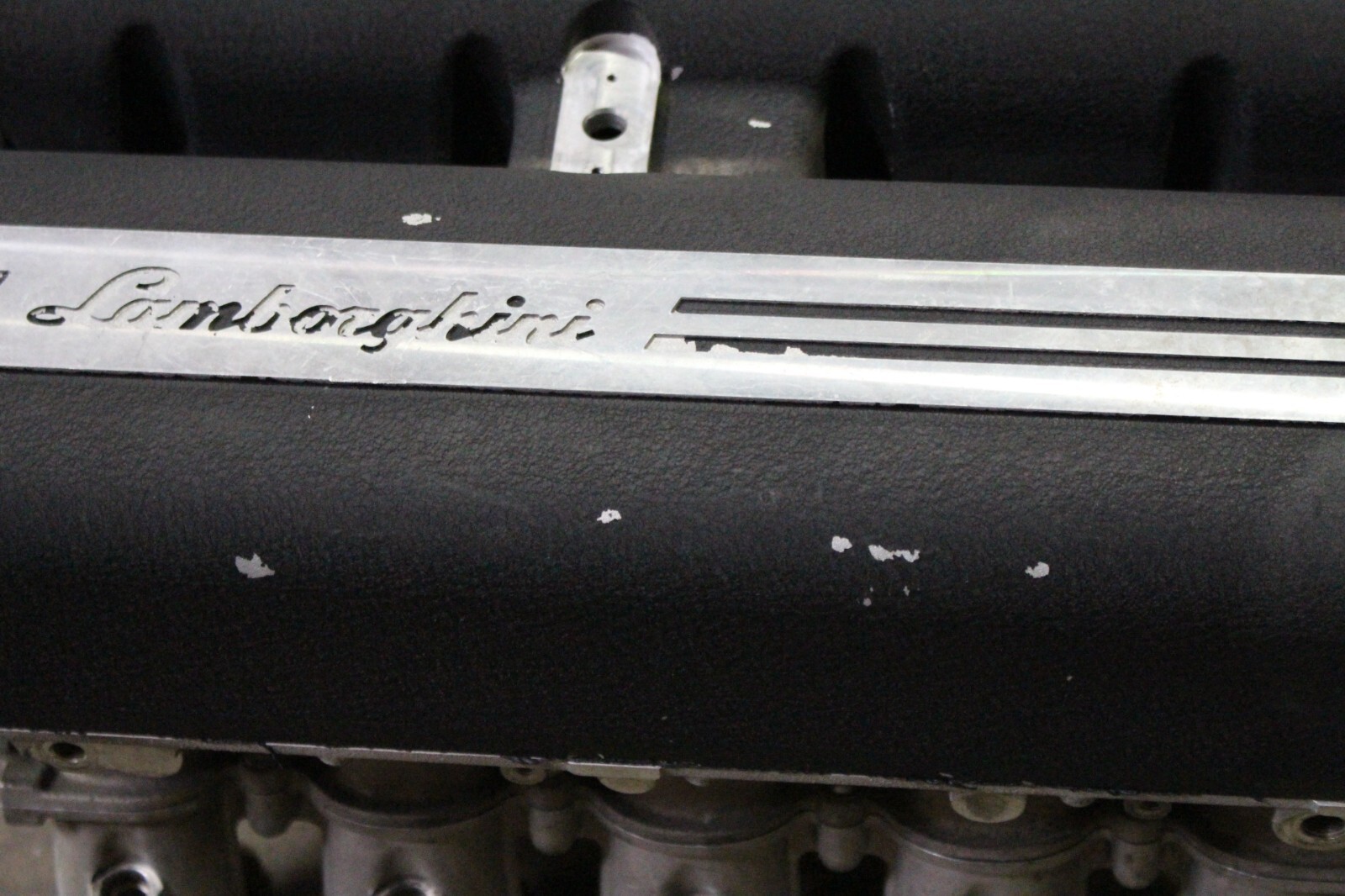 Lamborghini Gallardo, Intake Manifold, Complete, Scratches, Used, P/N 07L133151J