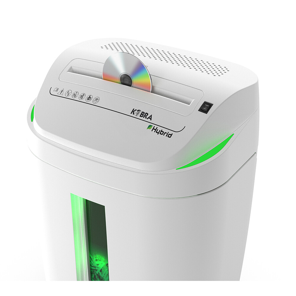 Kobra S4 Hybrid Straight Cut Personal/Deskside Paper/Plastic Shredder