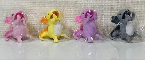 Chomp! Axolotl complete Set 4 Capsule Toy reptiles Shipping Free JAPAN JP NEW - Picture 2 of 2