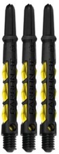 One Set Harrows Carbon ST Medium Dart Shafts - Ships w/ Tracking - Yellow