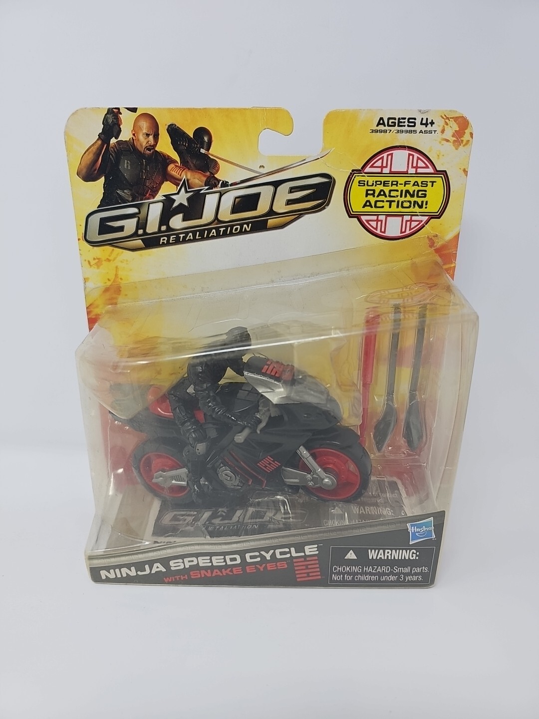 G.I. Joe Retaliation Ninja Speed Cycle With Snake Eyes Action Figure ...