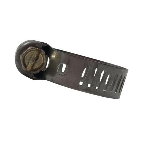 Box of 10 Stainless Steel Mini 7/16 - 25/32" Worm Gear Hose Clamp 5/16 Band - Picture 3 of 5