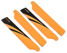 Align 150 120mm Main Blade Set (Orange/Black Tips) [AGNHD123EB]