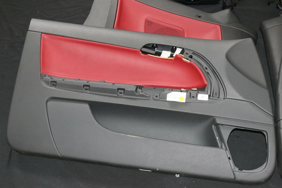 Audi A3 8P 8P7 Cabrio Asientos Deportivos Interior de Cuero Innenausstattug Rojo - Imagen 4 de 4