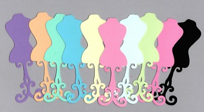 die cut dress form Dress Form Bare chipboard die cuts [small or large]