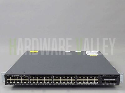 CISCO WS-C3650-48TS-L Cisco Catalyst 3650 48 Port Data 4x1G Uplink LAN Base