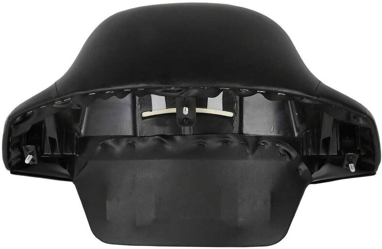 Chopped Tour Pack Trunk W/Black Latch Wrap around Backrest Pad Fit for Harley To