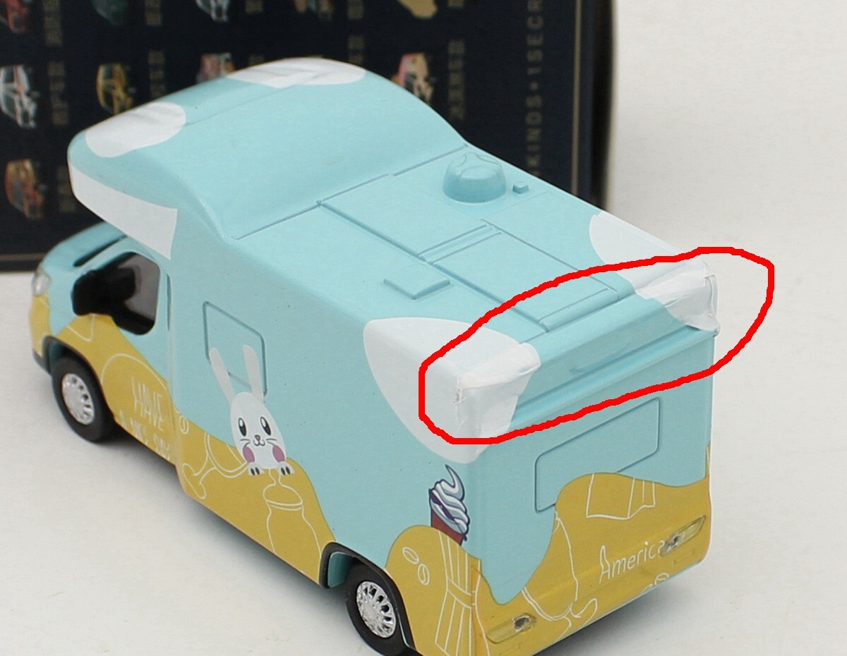Maquette De Voiture MAXUS V90 Fire - Échelle 1:64, Couleur Rouge, Die-cast - Neuf, Fabriqué En Chine