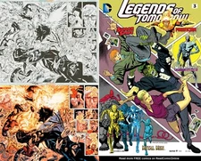 Gerry Conway Firestorm Legends of Tomorrow #3 Original Art Double Page Splash