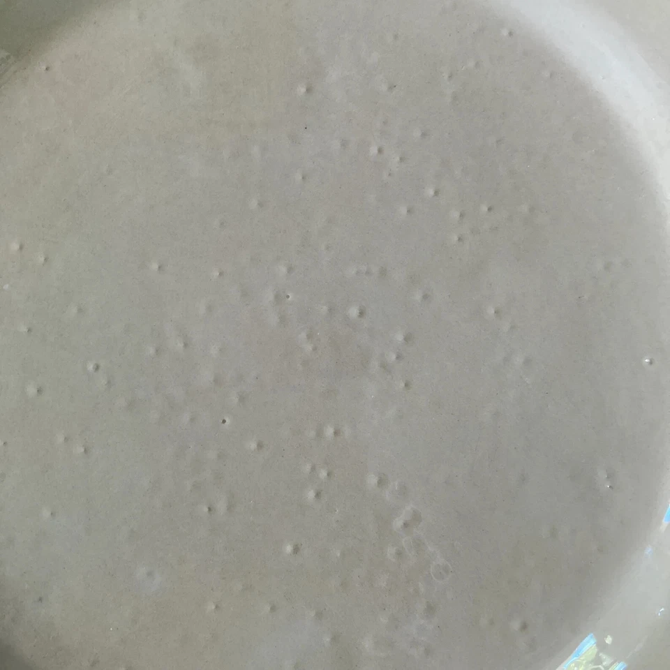 Plato de gallo de cerámica esmaltado craquelado de alto brillo decorativo del siglo XX Foto 3 de 4