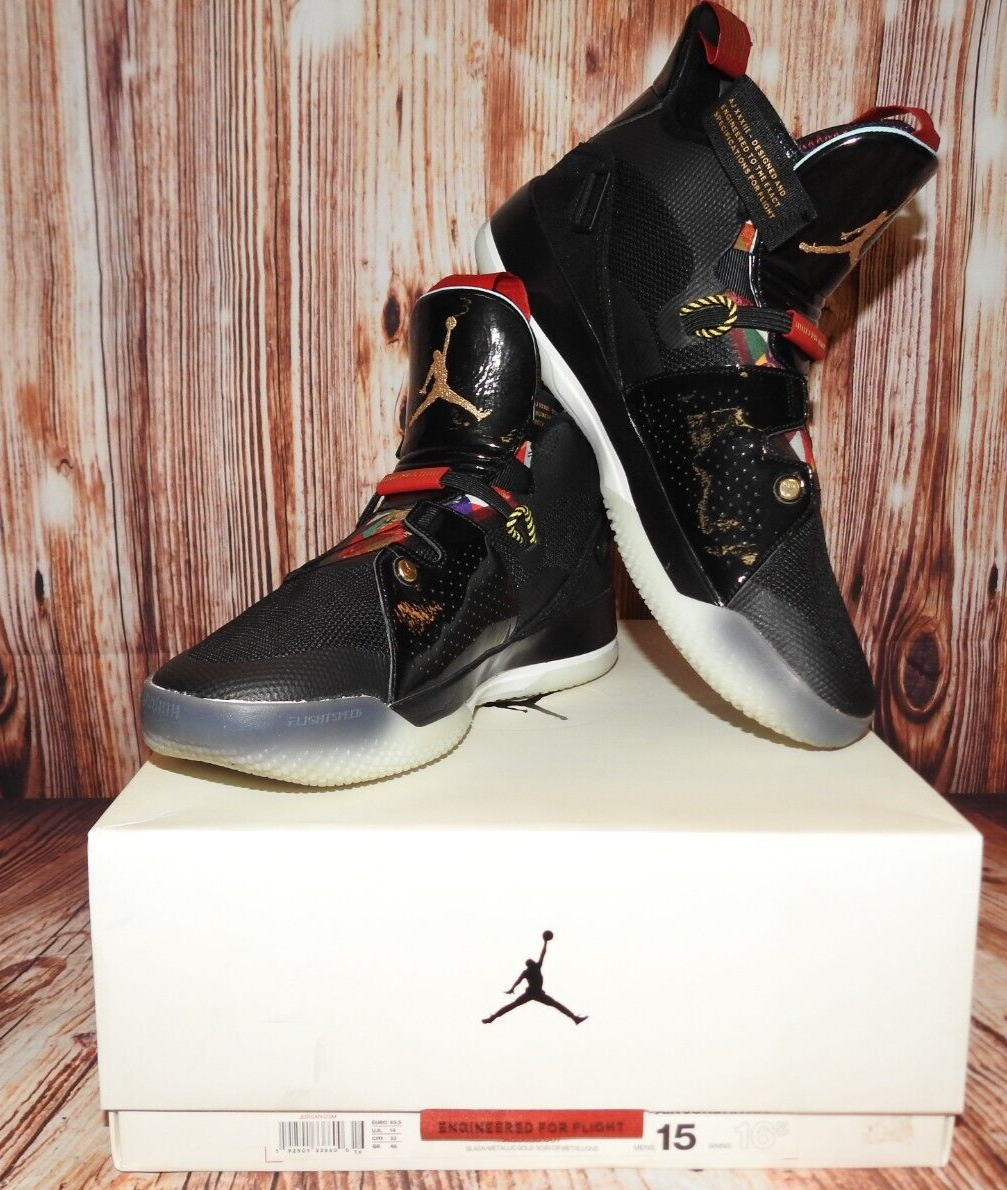 Size 15 Air Jordan 33 Chinese New Year AQ8830-007 xxx||| with box