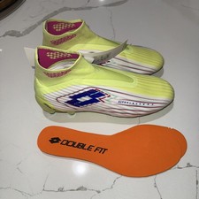 Lotto Solista 100 VIII FG Soccer Cleats Sunny Lime / White Mens Size 5.5