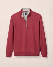 johnnie-O Big  Tall Sully 1/4 Zip Pullover Mens Port SULLY BIG TALL Size 2XB