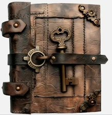 Steampunk Vintage Book Sticker Labels (6) Card Gift Craft Paper Dog Lover