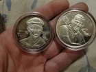 Arnold Palmer & Payne Stewart PGA Hall of Fame 1 oz .999 Silver Collector Coins