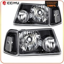 2Pcs Pair Set Headlights+Corner Lights For 2001-2011 Ford Ranger Pickup XL XLT