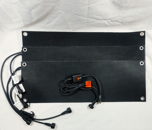 3-Piece Outdoor Snow Melting Mats for Stair Treads / Steps - 10x30" - GFCI